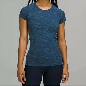 Lululemon Blue Short Sleeve Swiftly Tech Tee Shirt